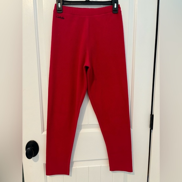 Cabela’s - Pink Fleece Pants - Cold Gear Under Layers - Girl’s Large 14-16 - Picture 1 of 4